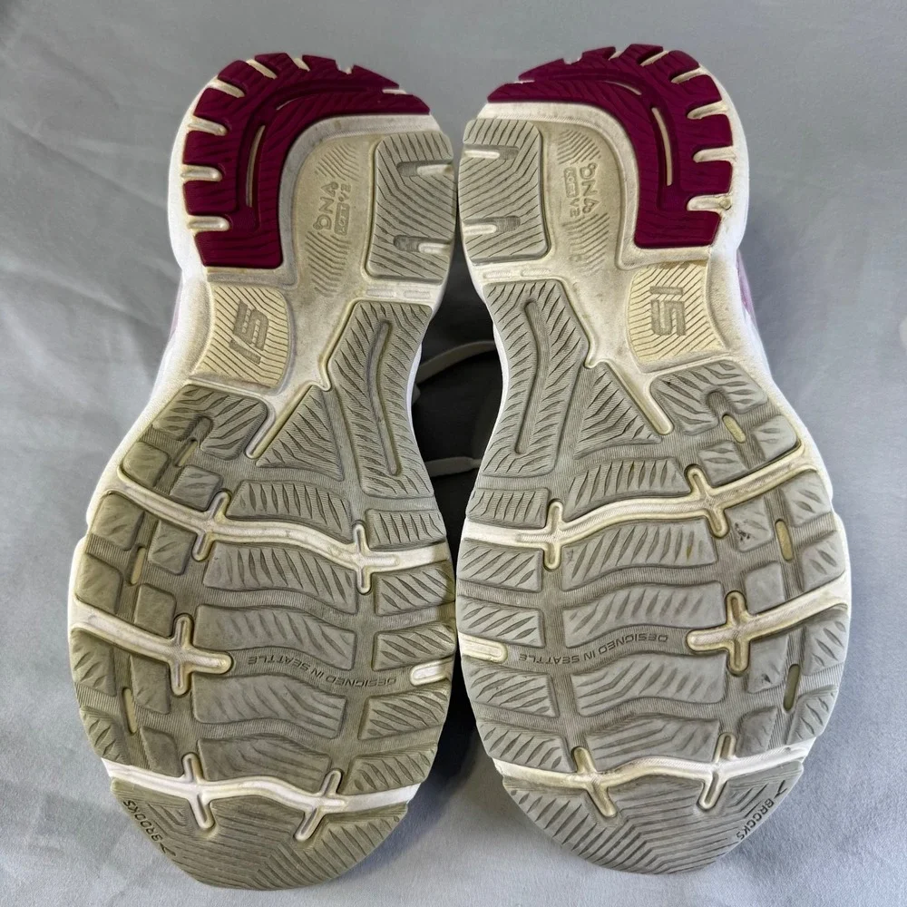 Brooks Ghost 15 Neutral Running Shoes Women's 8.5 B Medium White 1203801B195